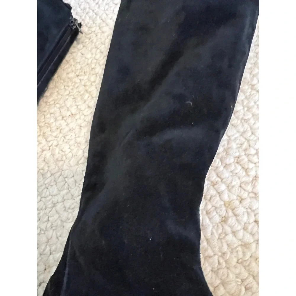 Womens Cole Haan black leather waterproof boots size‎ 5